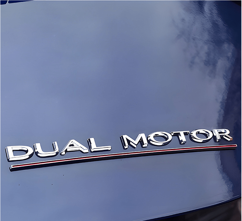 Clevisco Dual Motor Badge for Tesla Model 3 & Model Y