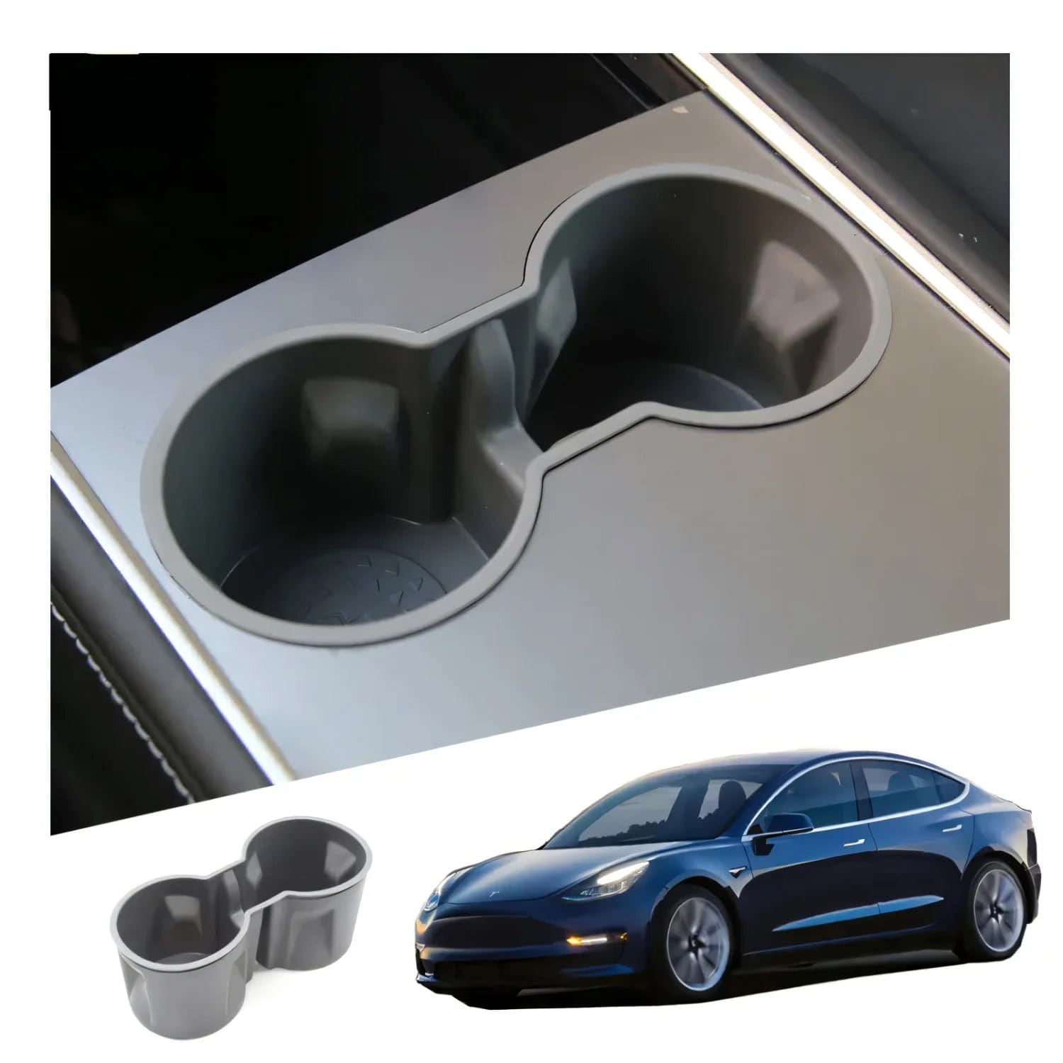 Cleviscoautomotive Tesla Accessories Cup Holder