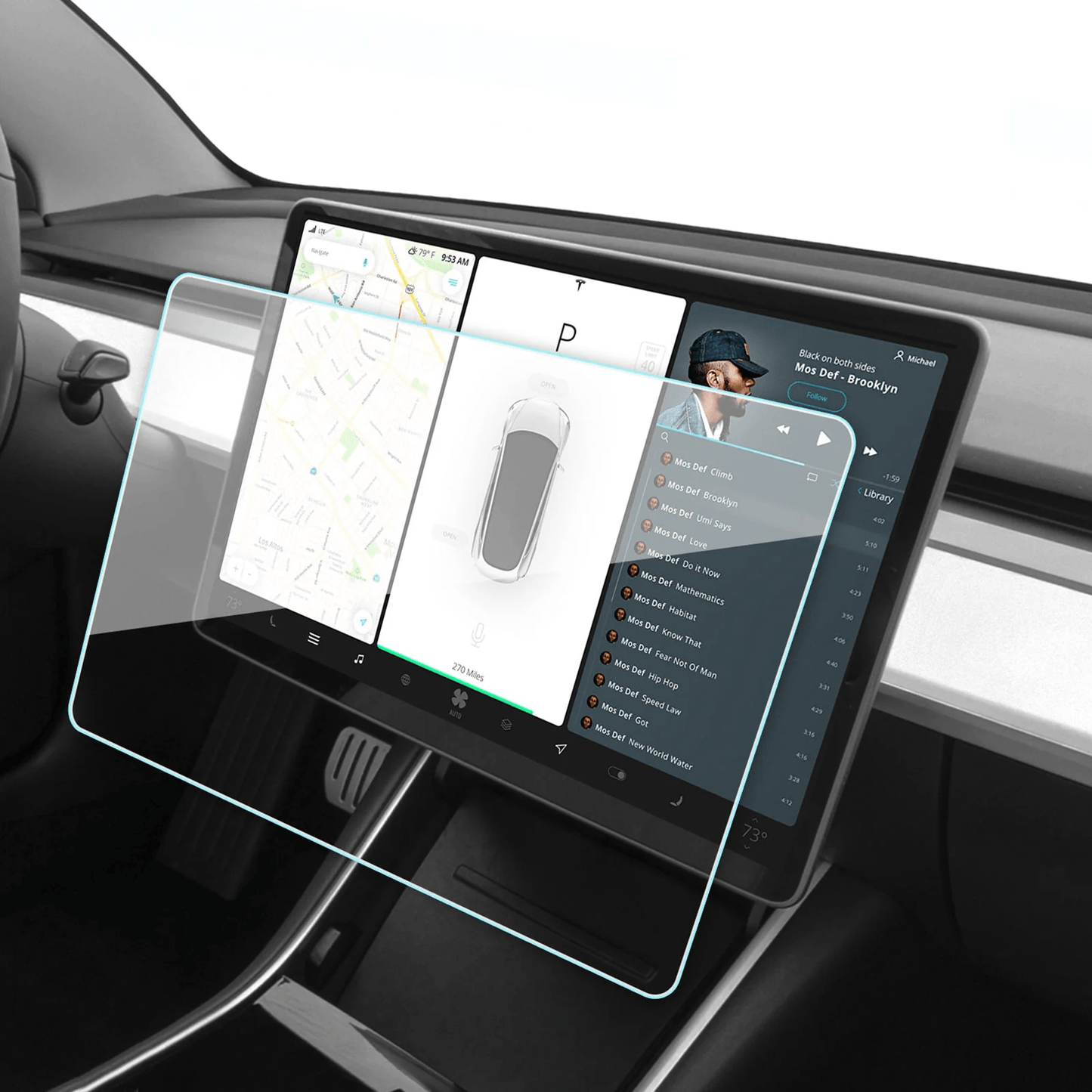 Cleviscoautomotive Tesla Accessories Screen Protector v2