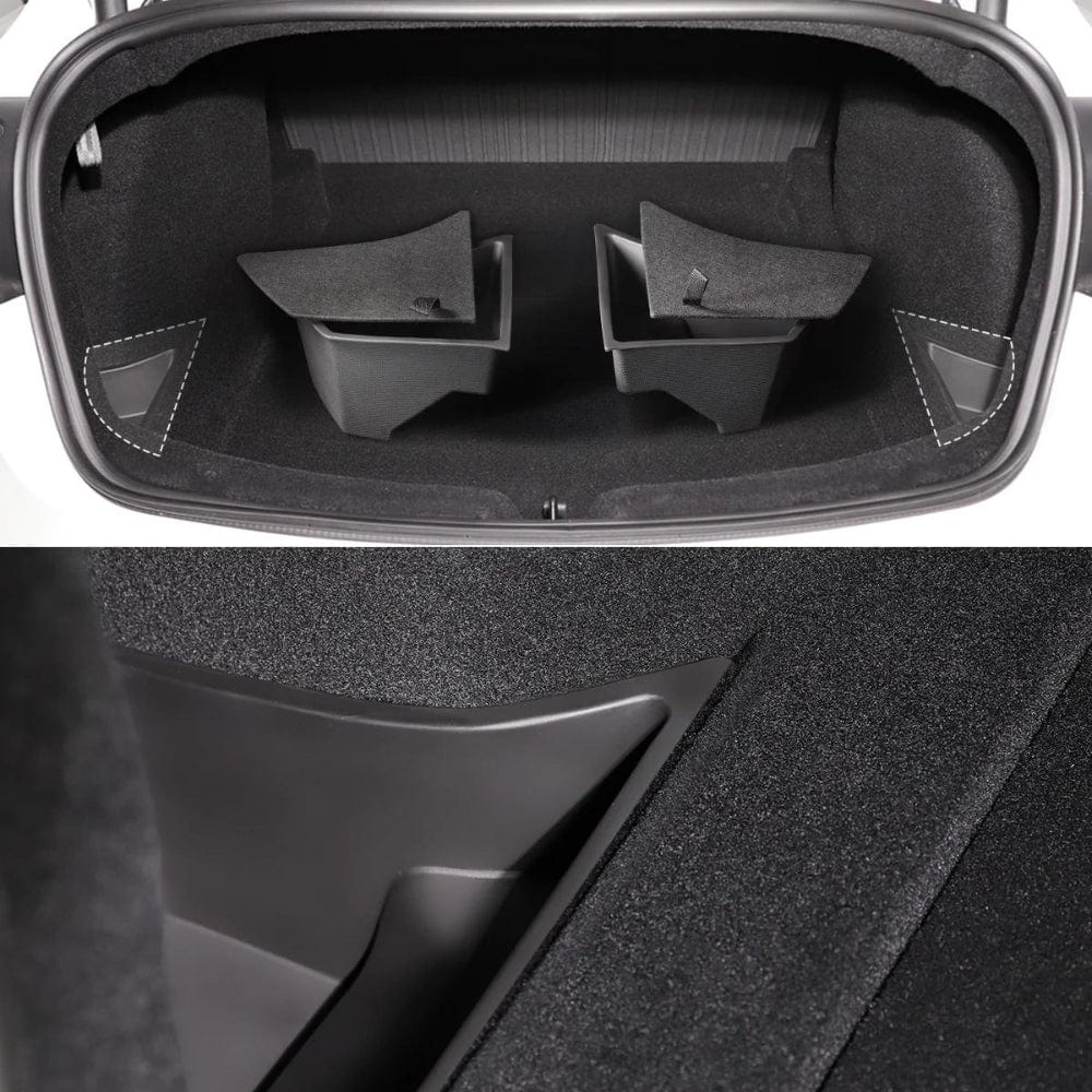 Cleviscoautomotive Tesla Accessories Trunk Bins