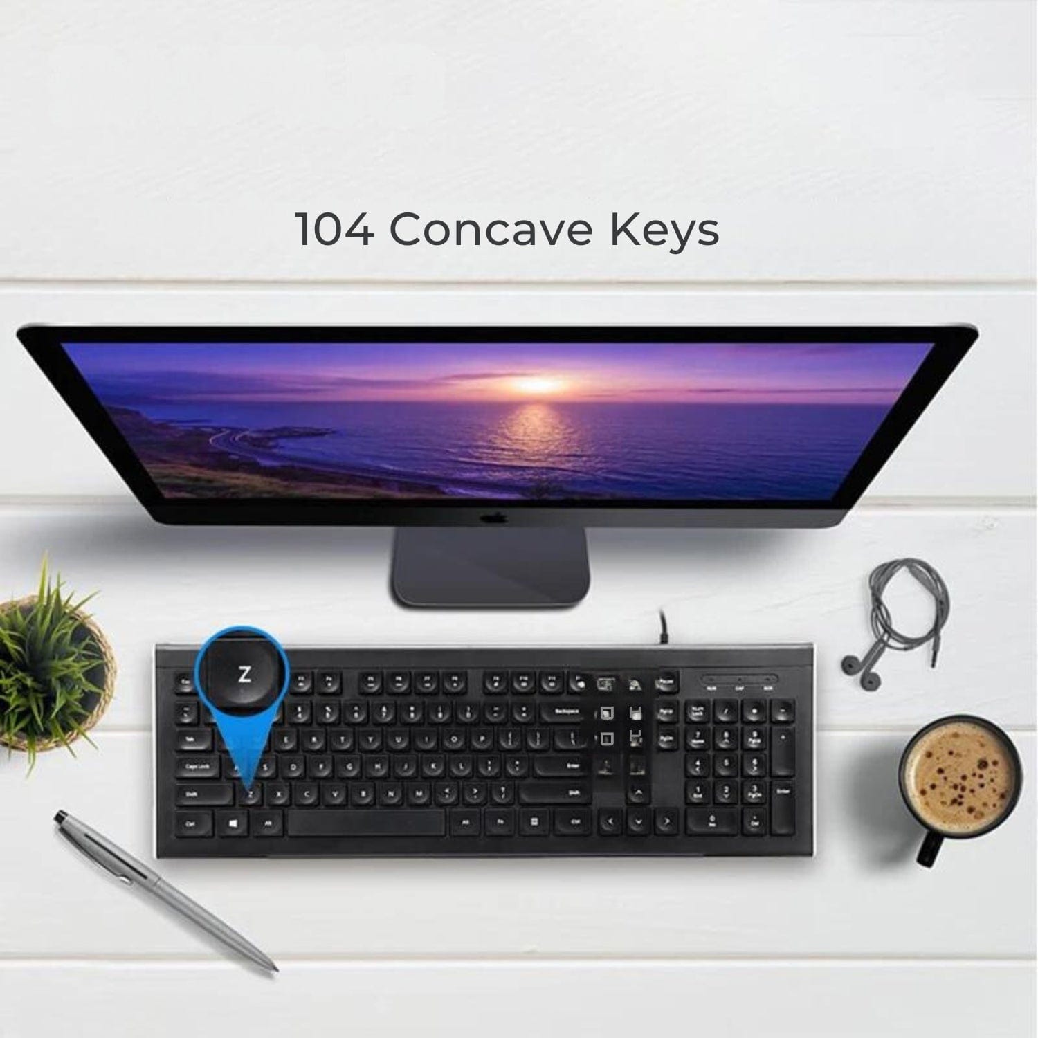 Cleviscoworkspace Electronics Ergonomic Keyboard